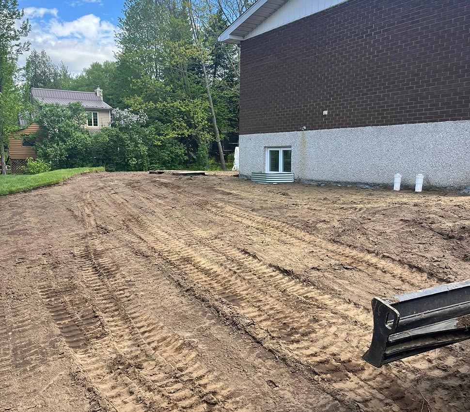 Drain français terrassement Centre-du-Québec