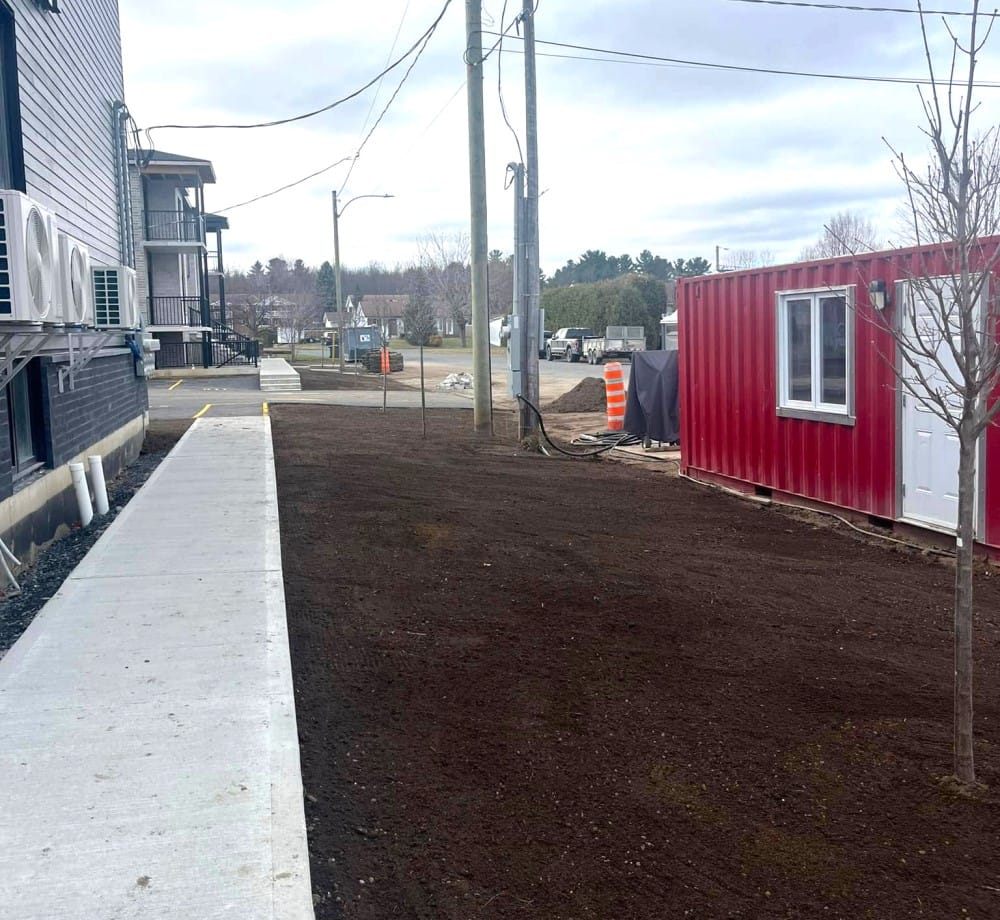 Aménagement d'entrée de cour Drummondville